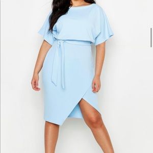 New With Tags - Boohoo Women’s Light Blue Dress - 12